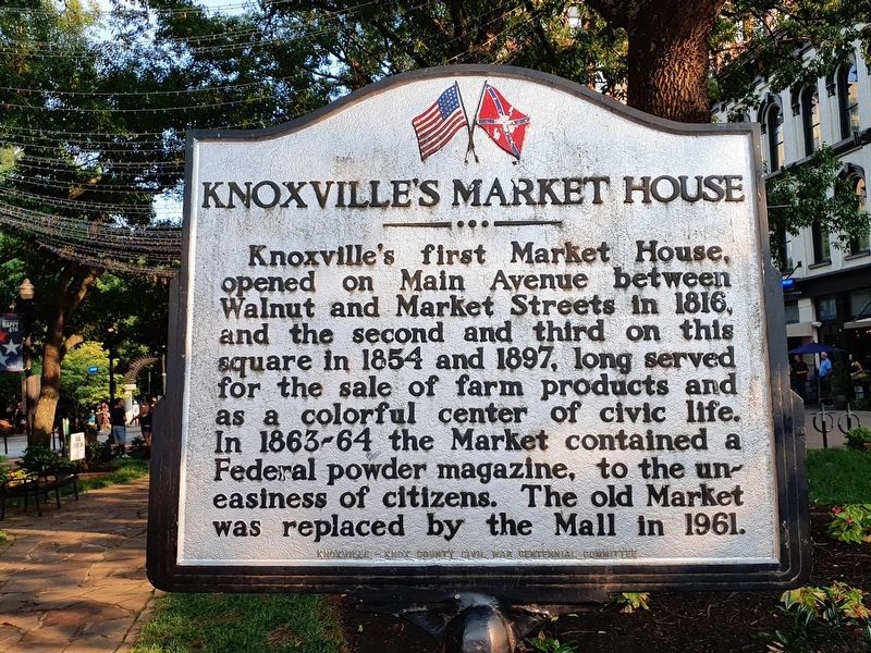 Knoxville's Market House Marker image. Click for full size.