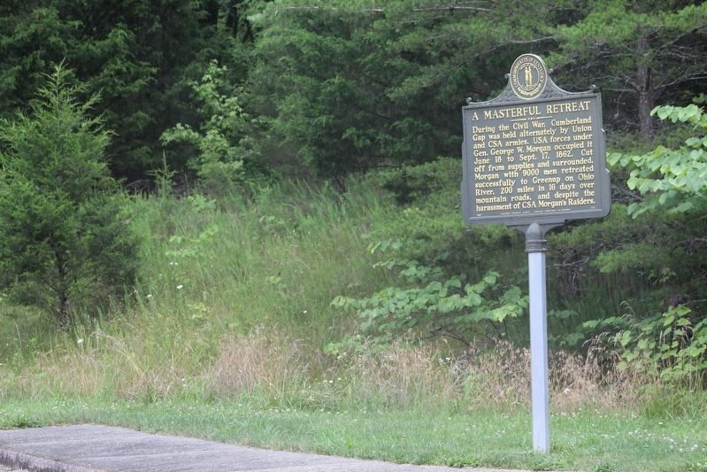 A Masterful Retreat Marker. Click for full size. A Masterful Retreat Marker image. Click for full size.