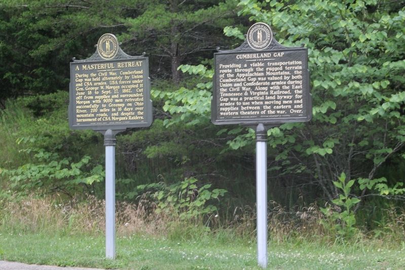 A Masterful Retreat Marker. Click for full size. A Masterful Retreat Marker image. Click for full size.