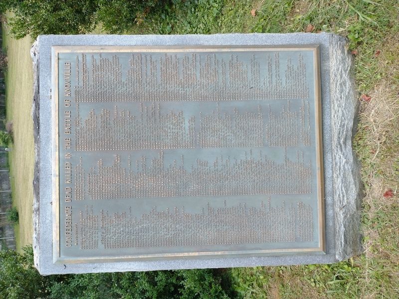Confederate Dead Killed in the Battle of Knoxville image. Click for full size.