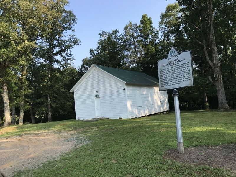 Bethsalem Presbyterian Church Marker. Click for full size. Bethsalem Presbyterian Church Marker image. Click for full size.