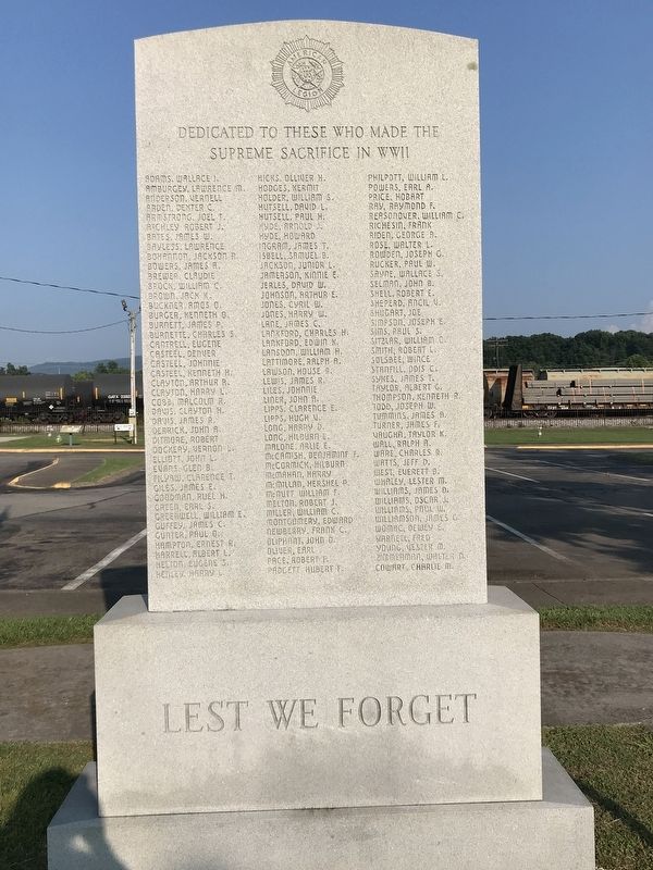 Etowah World War II Memorial image. Click for full size.