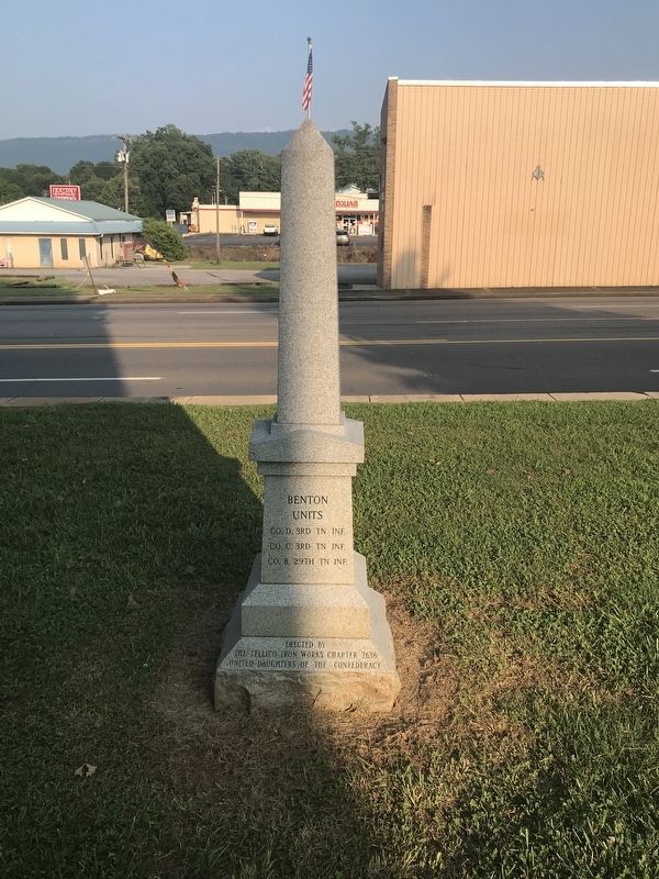 Polk County Confederate Monument (west side) image. Click for full size.