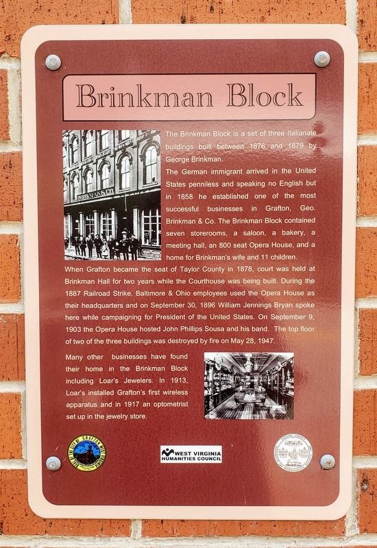 Brinkman Block Marker image. Click for full size.