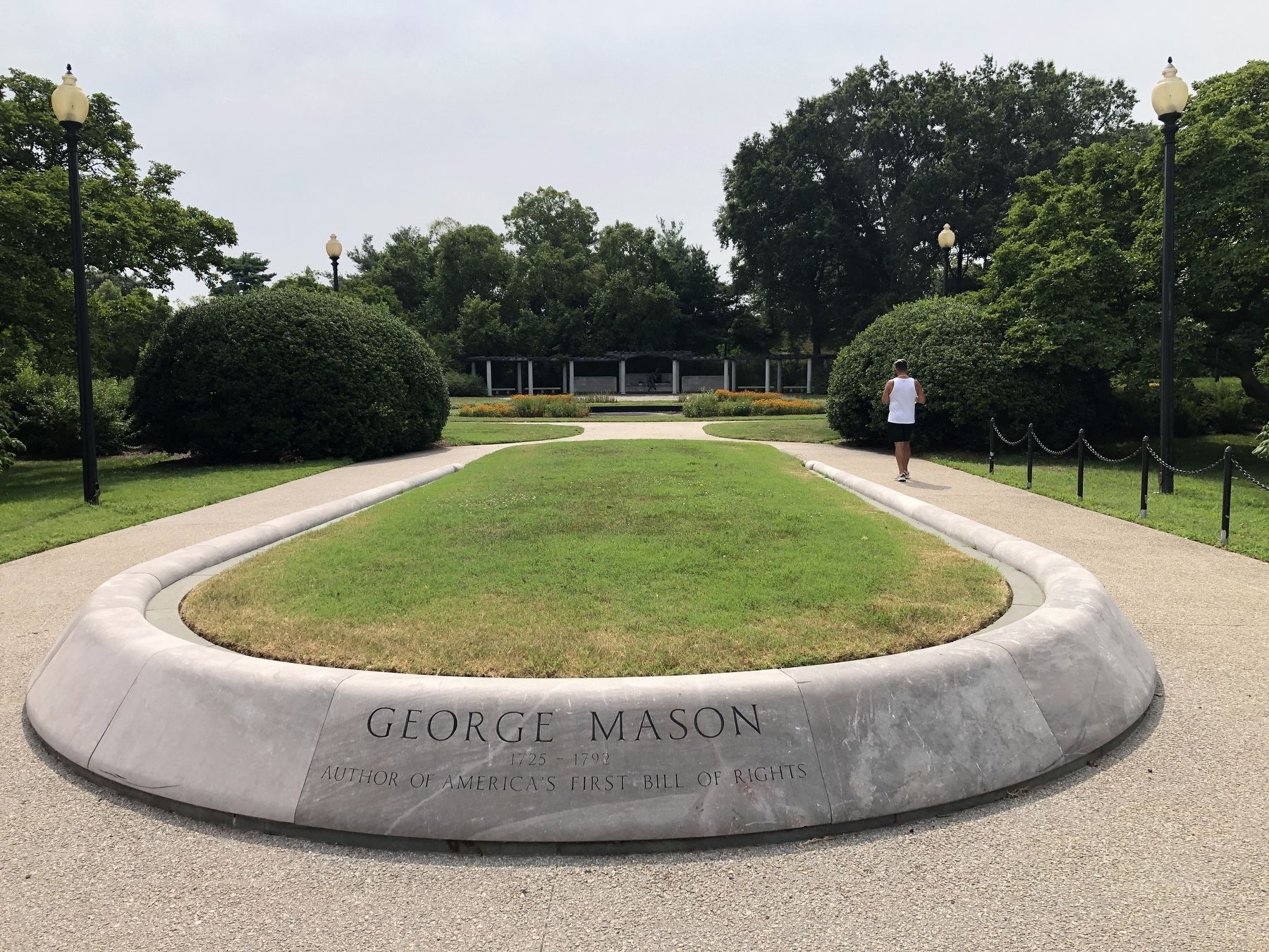 George Mason Memorial. Click for full size. George Mason Memorial image. Click for full size.