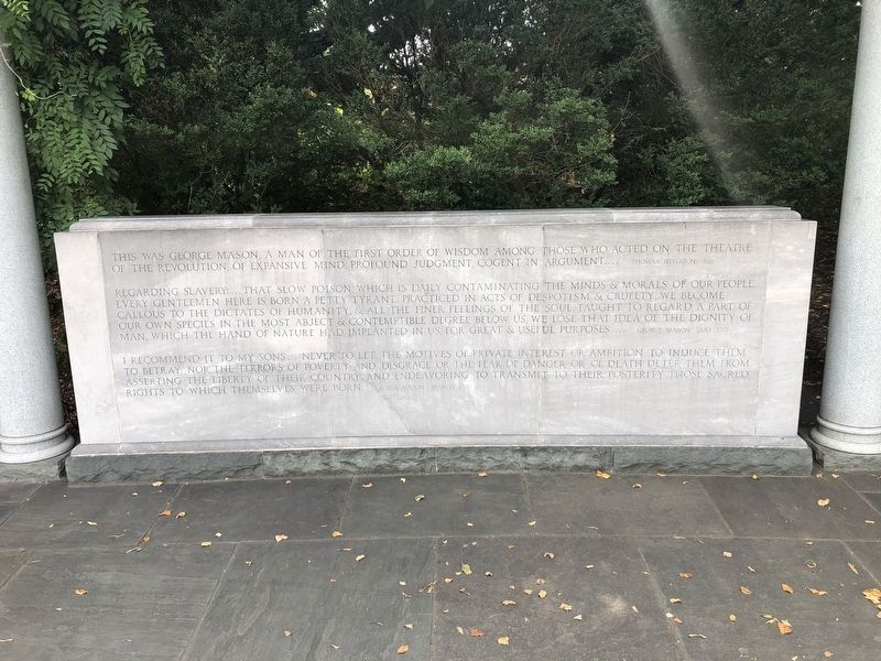 George Mason Memorial. Click for full size. George Mason Memorial image. Click for full size.