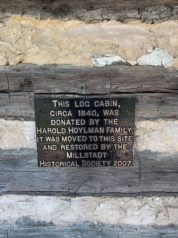 This Log Cabin Marker image. Click for full size.