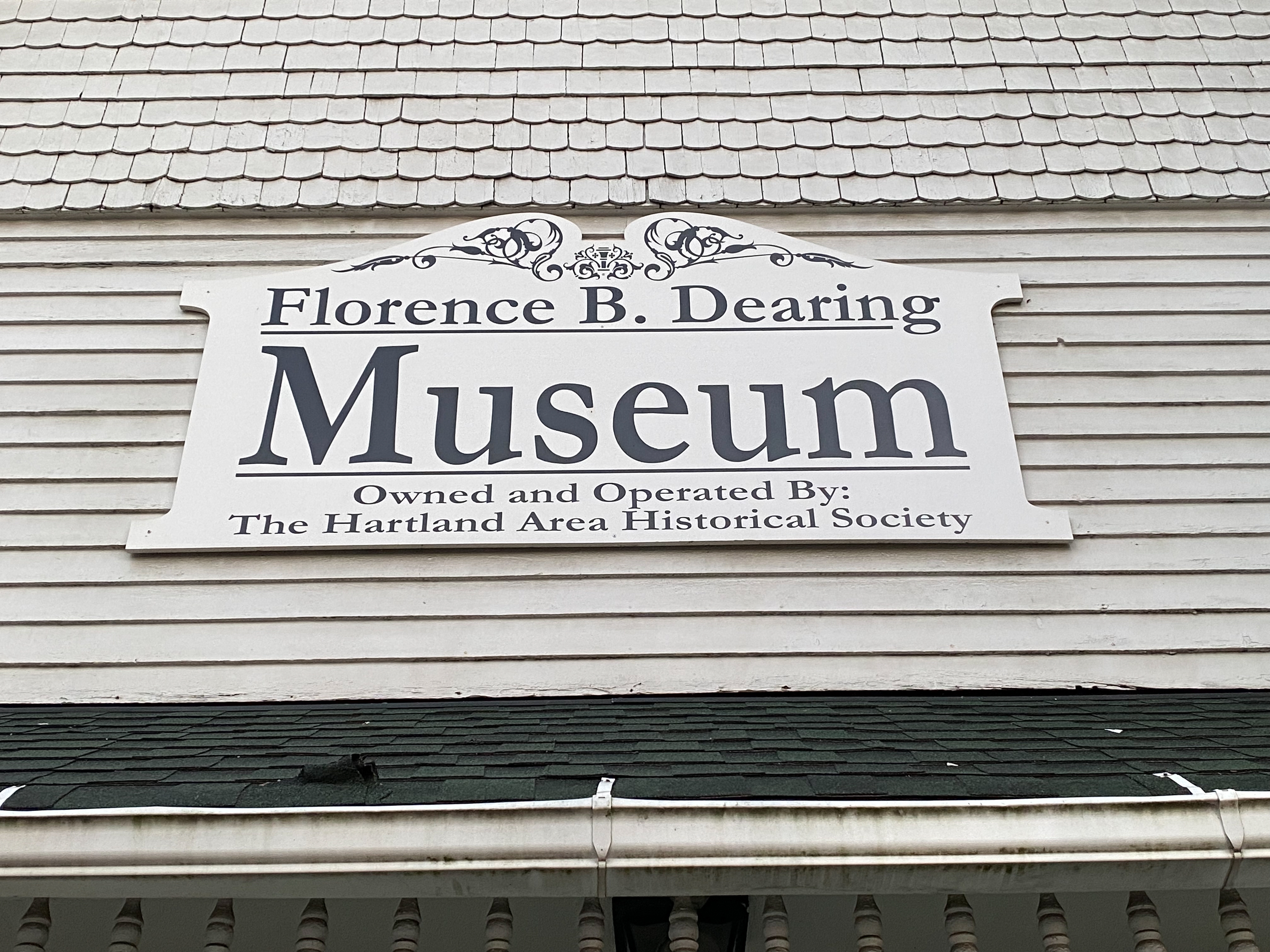 Florence B Dearing Museum Marker