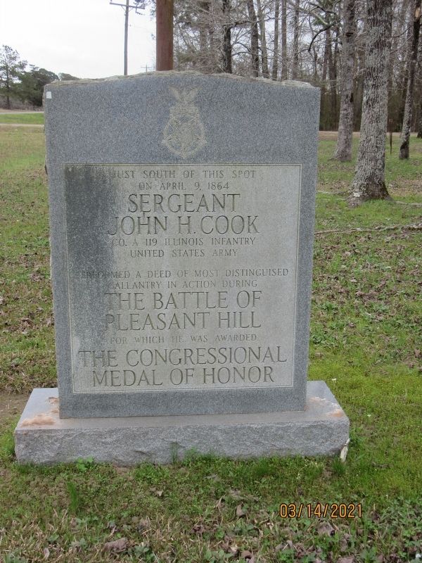 Sergeant John H. Cook Marker image. Click for full size.