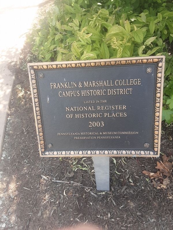 Franklin & Marshall College Marker image. Click for full size.