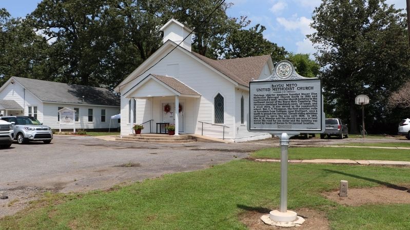 Bayou Meto United Methodist Church Marker image. Click for full size.