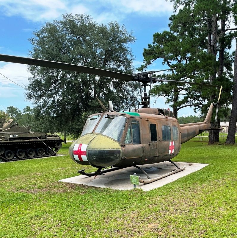 UH-1 Huey and Marker image. Click for full size.