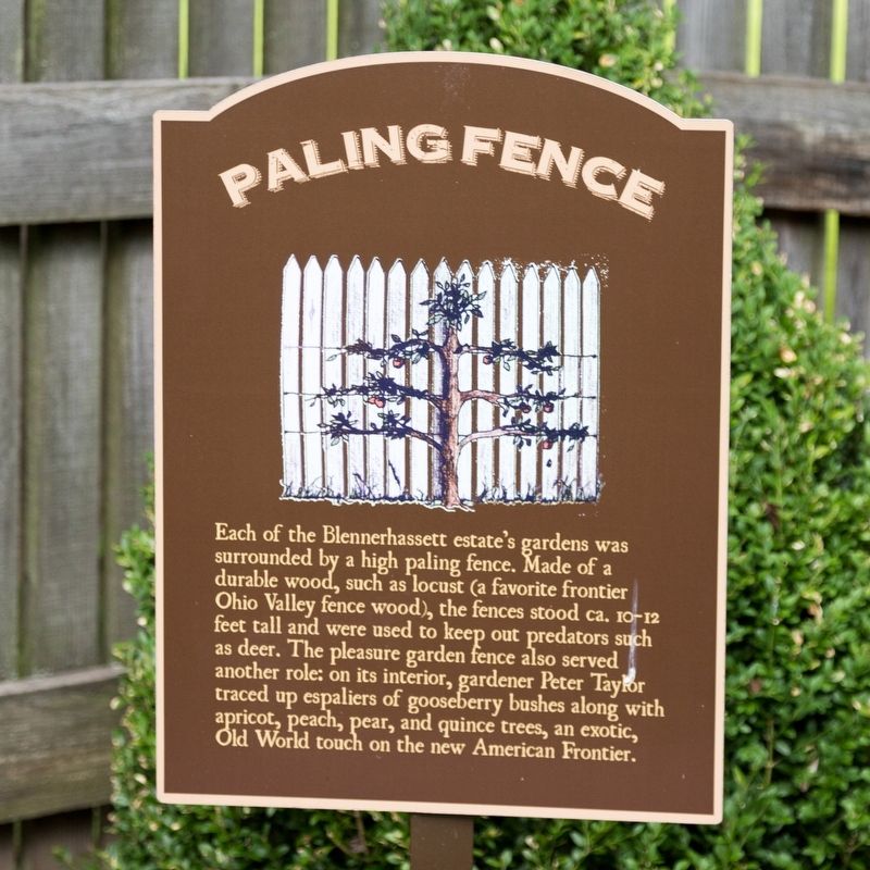 Paling Fence Marker image. Click for full size.