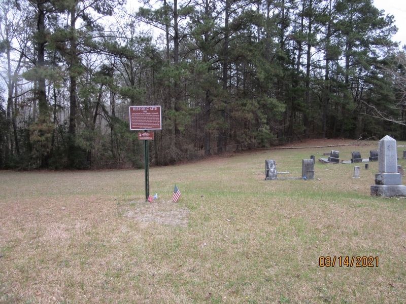 Unknown Soldiers' Grave Marker image. Click for full size.
