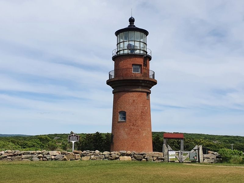 Gay Head Light and Marker image. Click for full size.