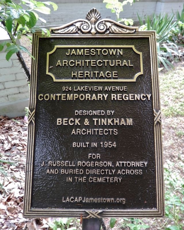 924 Lakeview Avenue Marker image. Click for full size.