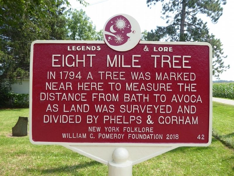 Eight Mile Tree Marker image. Click for full size.