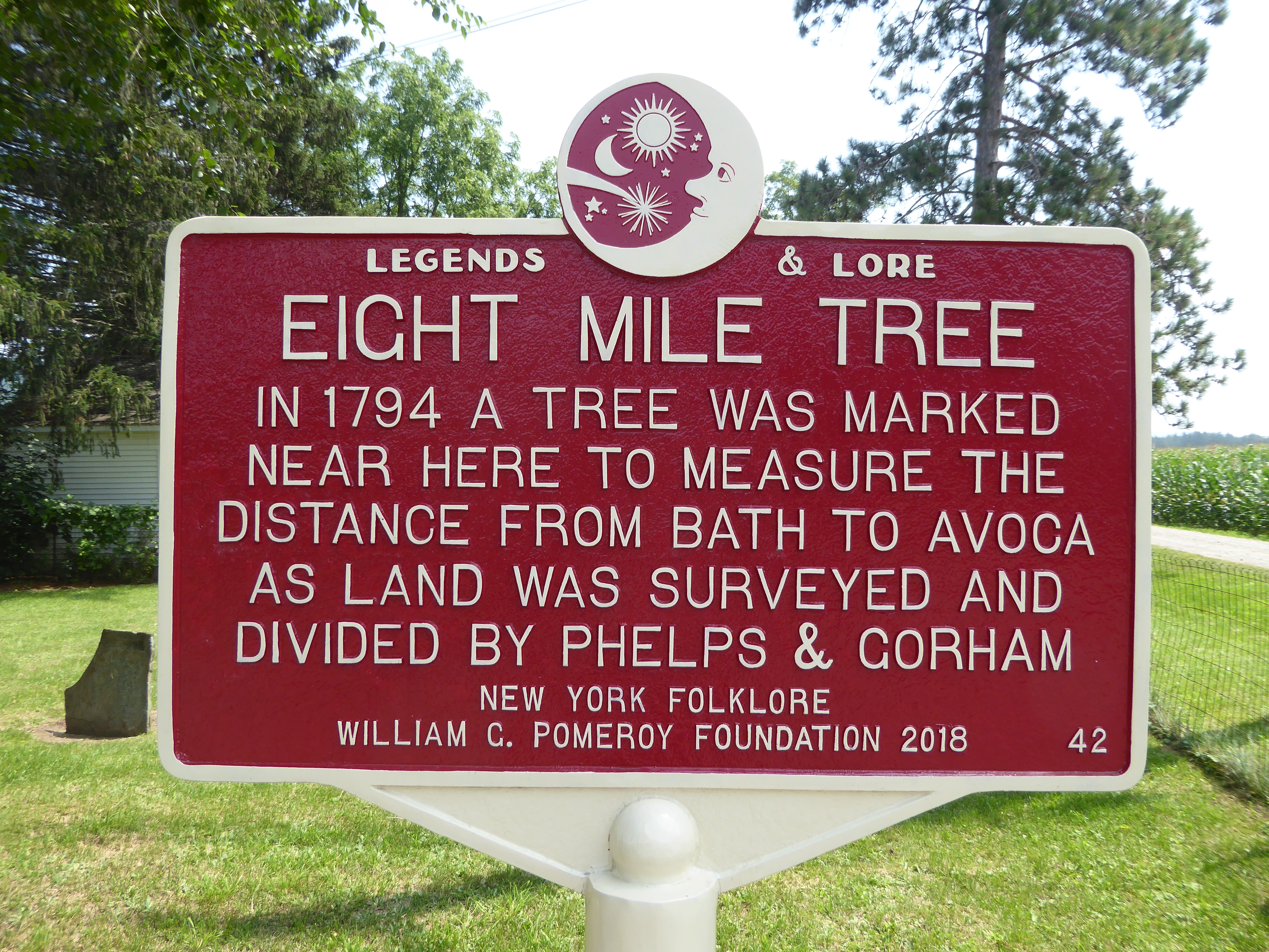 Eight Mile Tree Marker