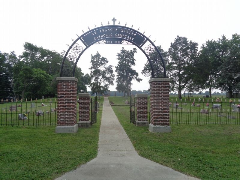 St. Francis Xavier Catholic Cemetery image. Click for full size.