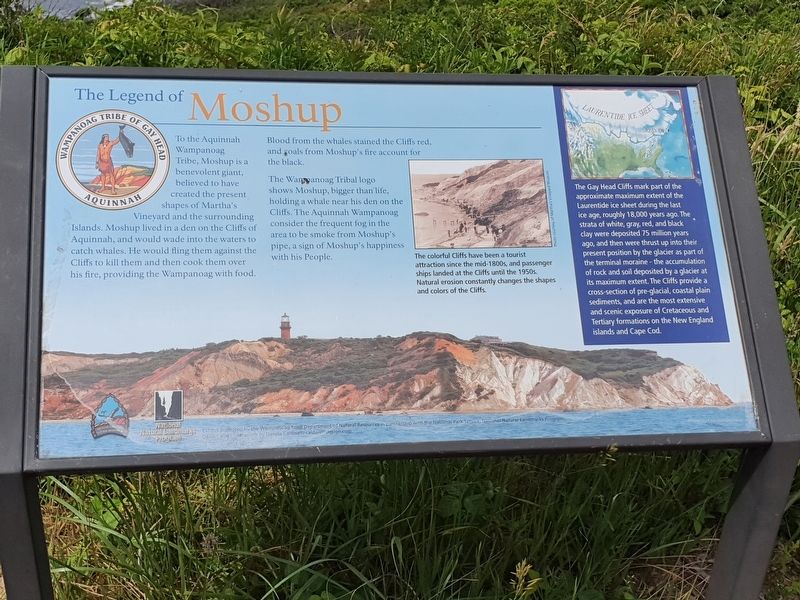 The Legend of Moshup Marker image. Click for full size.