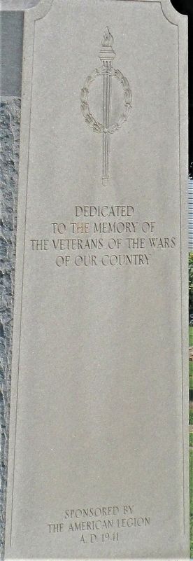 New Paris Veterans Memorial image. Click for full size.