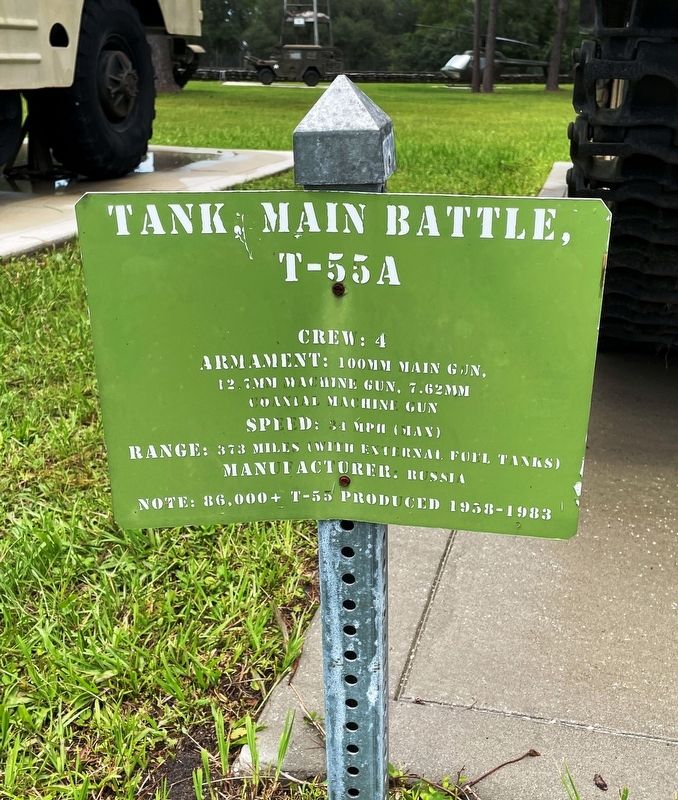 Tank, Main Battle, T-55A Marker image. Click for full size.