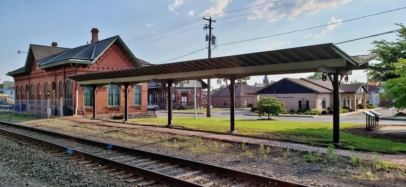 Pennsylvania Railroad Passenger Station. Click for full size. Pennsylvania Railroad Passenger Station image. Click for full size.