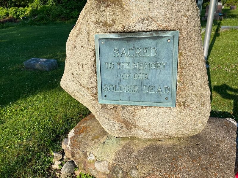 Oakwood Cemetery Veterans Memorial image. Click for full size.