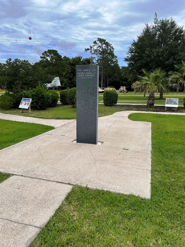 Military Service Of Black Floridians 1565-1997 Marker. Click for full size. Military Service Of Black Floridians 1565-1997 Marker image. Click for full size.