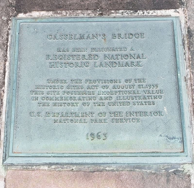 Casselman's Bridge Marker image. Click for more information.
