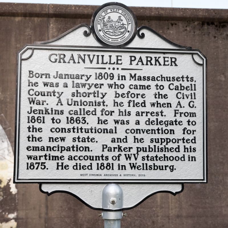 Granville Parker Marker image. Click for full size.