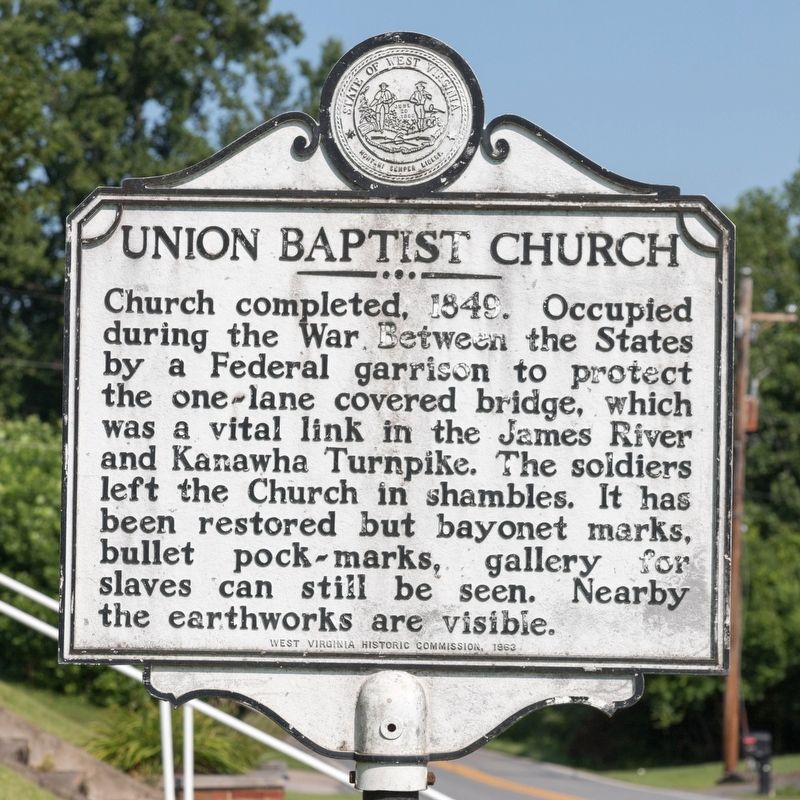 Union Baptist Church Marker. Click for full size. Union Baptist Church Marker image. Click for full size.
