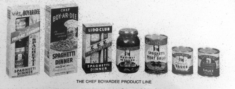 Marker detail: The Chef Boyardee Product Line image. Click for full size.