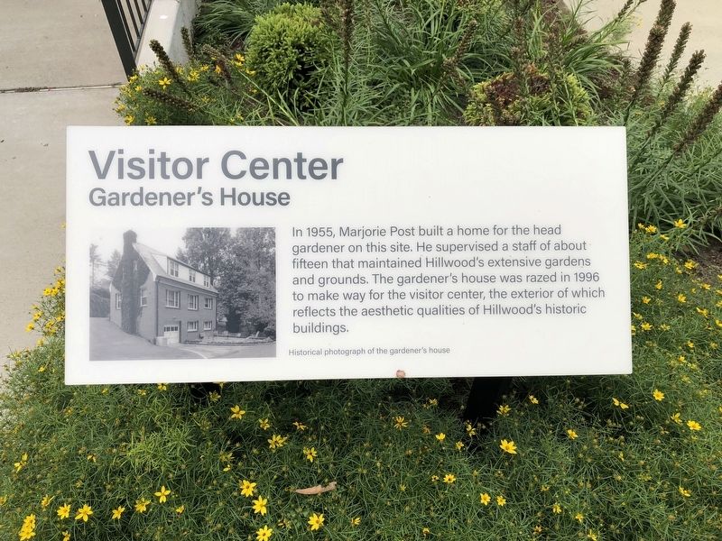 Visitor Center Marker. Click for full size. Visitor Center Marker image. Click for full size.