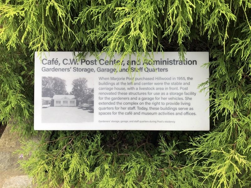 Café, C.W. Post Center, and Administration Marker image. Click for full size.
