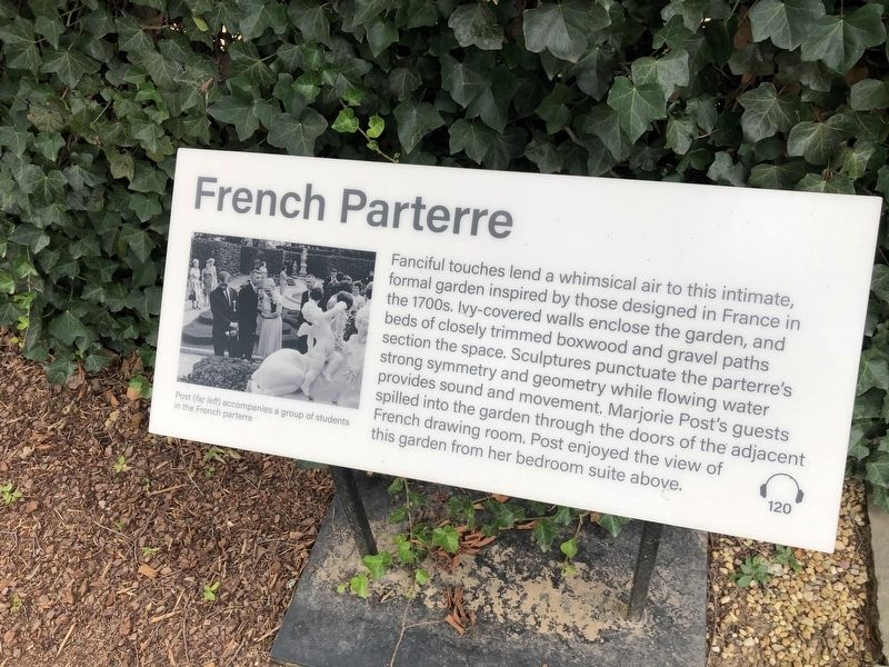 French Parterre Marker. Click for full size. French Parterre Marker image. Click for full size.
