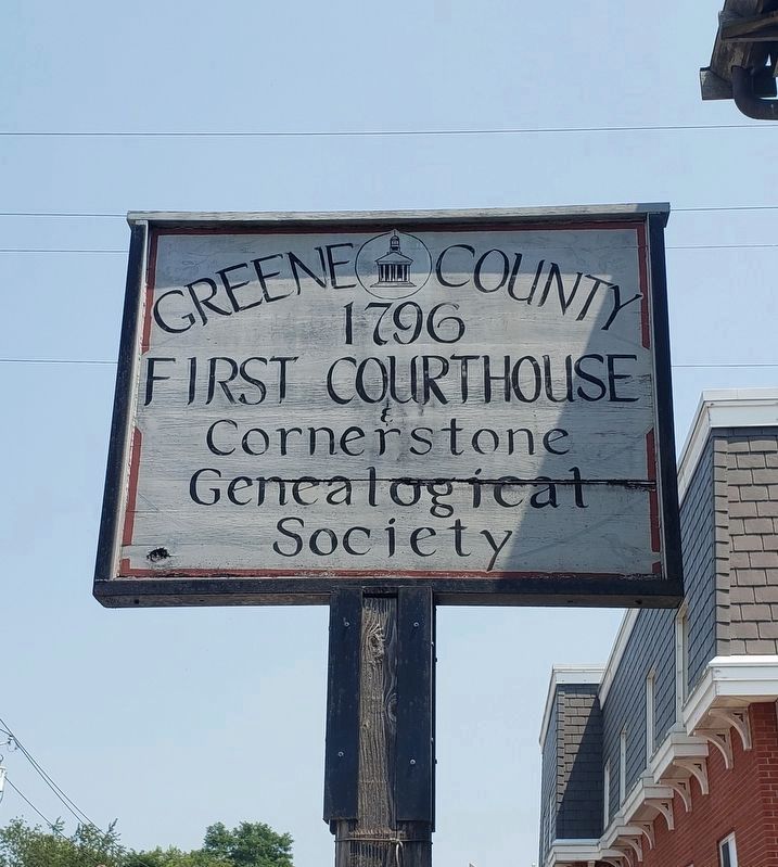 The First Courthouse Building Is Home To The Cornerstone Genealogical Society image. Click for full size.