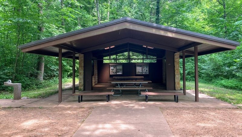 Lincoln Boyhood National Memorial Picnic Shelter image. Click for full size.