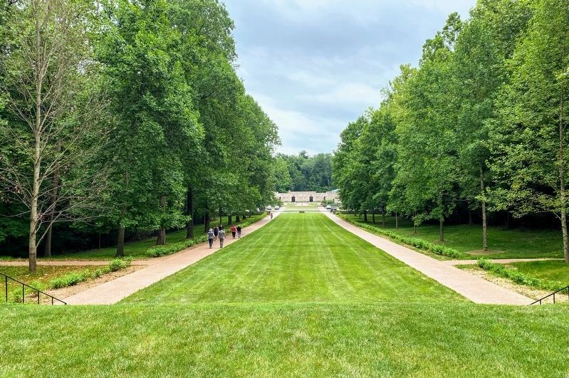 View from the Allee towards the Visitor Center image. Click for full size.