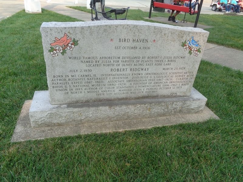 Bower Park / Bird Haven Marker image. Click for full size.