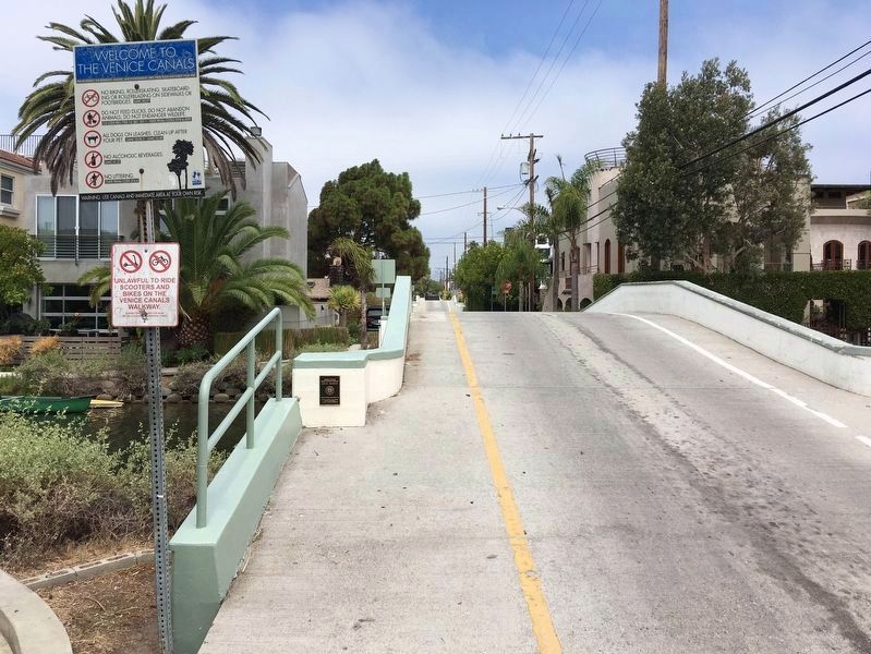 Venice Canals Marker. Click for full size. Venice Canals Marker image. Click for full size.