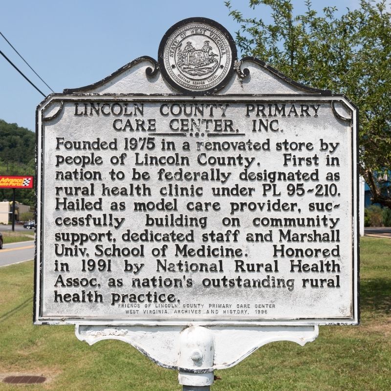 Lincoln County Primary Care Center, Inc. Marker image. Click for full size.