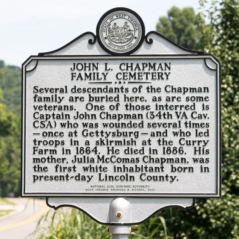 John L. Chapman Family Cemetery Marker image. Click for full size.