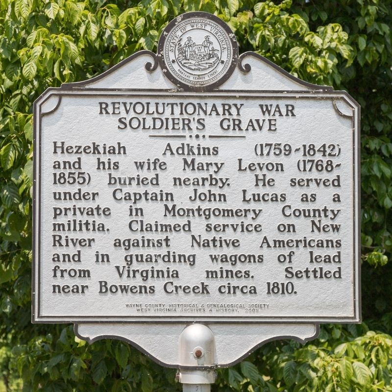 Revolutionary War Soldiers Grave Marker image. Click for full size.
