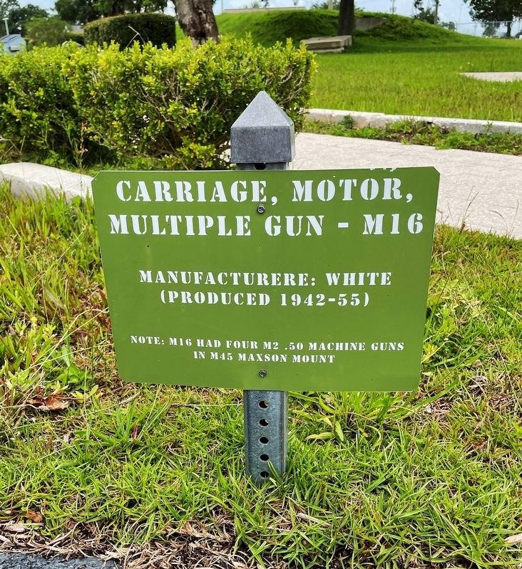 Carriage, Motor, M16 Marker image. Click for full size.