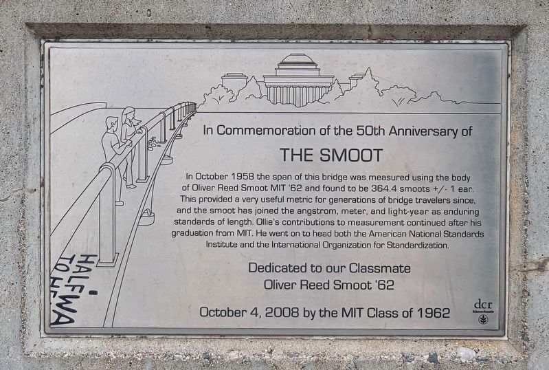 50th Anniversary of The Smoot Marker image. Click for full size.