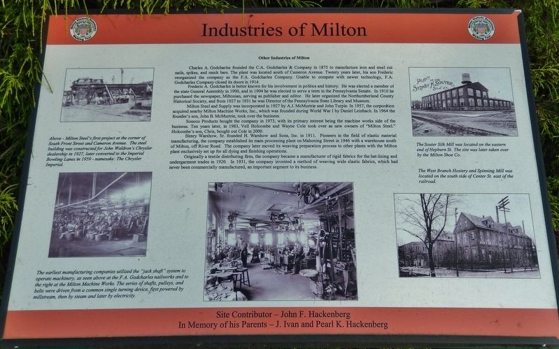 Other Industries of Milton Marker image. Click for full size.