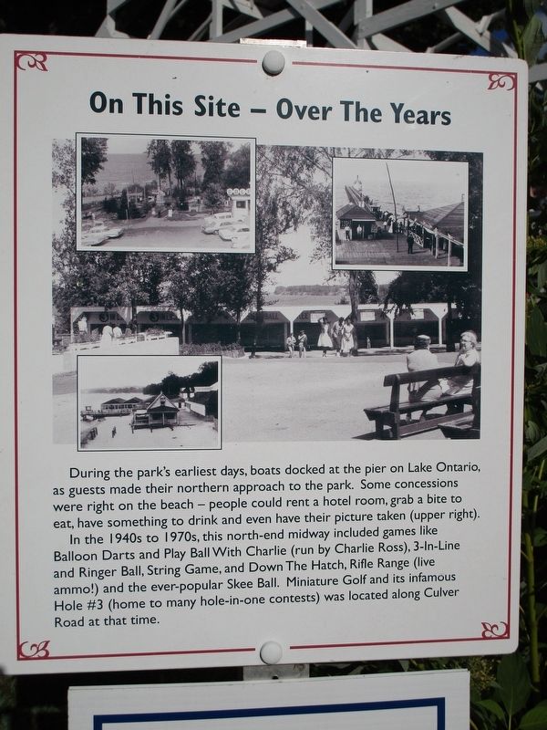On This Site - Over the Years Marker. Click for full size. On This Site - Over the Years Marker image. Click for full size.