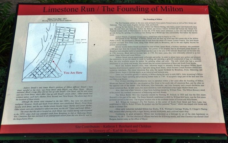 The Founding of Milton Marker image. Click for full size.