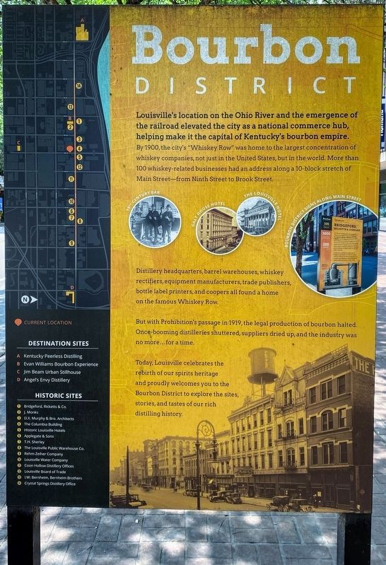 Bourbon District Marker Reverse. Click for full size. Bourbon District Marker Reverse image. Click for full size.